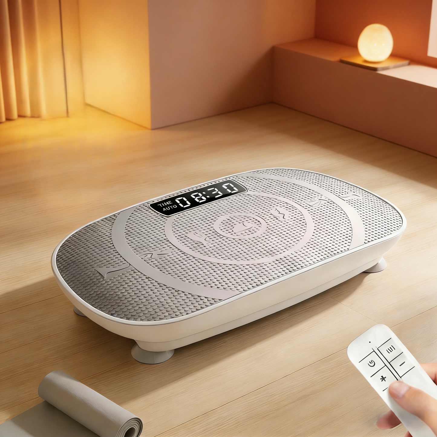 Hearth™ Whole-Body Vibration Plate – Support Weight-Loss Workouts & Leg Toning