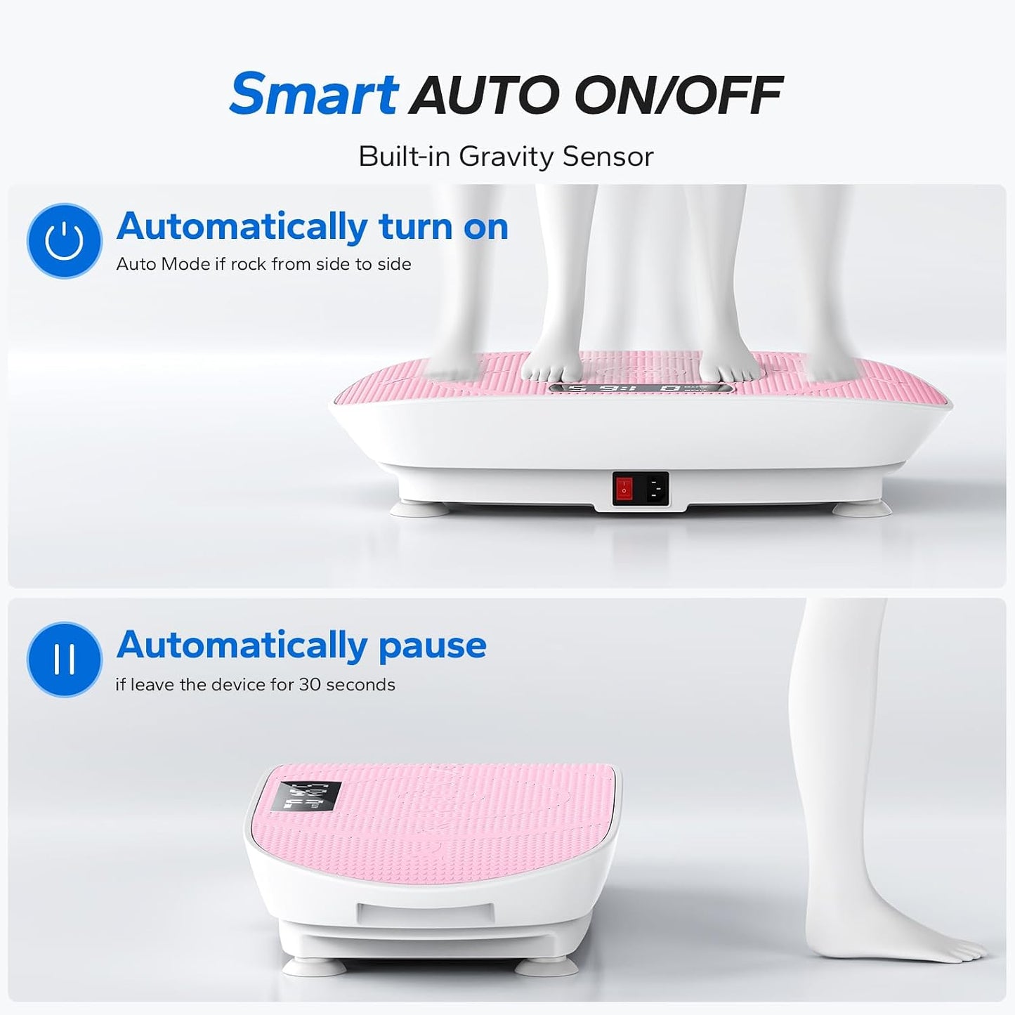 Hearth™ Whole-Body Vibration Plate – Support Weight-Loss Workouts & Leg Toning