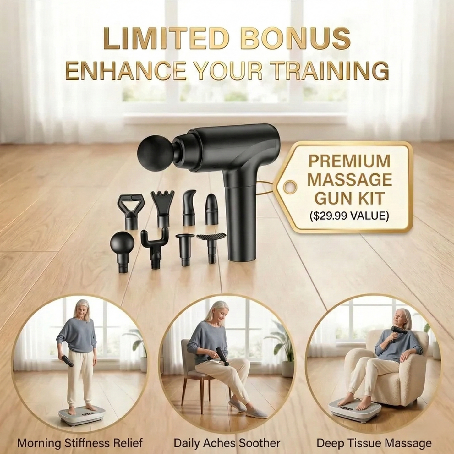 Hearth™ Whole-Body Vibration Plate – Support Weight-Loss Workouts & Leg Toning